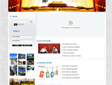 Tablet Screenshot of chinabestour.com
